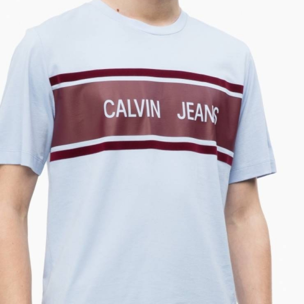 Calvin Klein Jeans Light Gray Tee